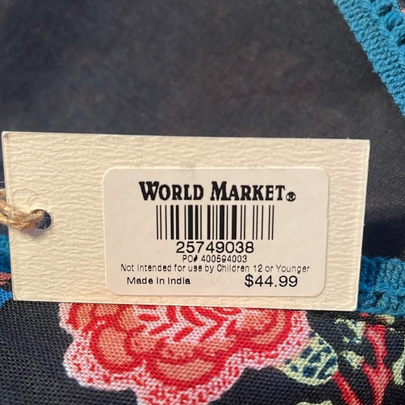 WORLD MARKET NWT PEASANT STYLE DRESS L/Xl - Picture 10 of 13